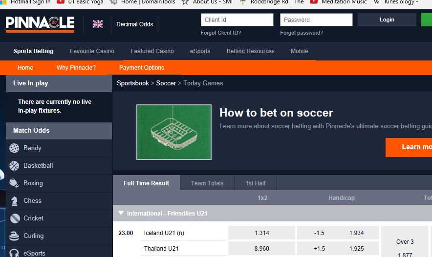 Pinnacle sports live betting online better place synonyms
