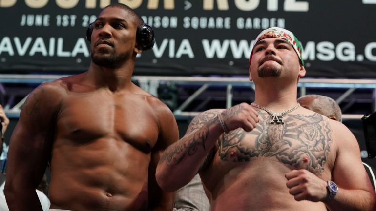 Anthony.Joshua Andy.Ruiz .Jr